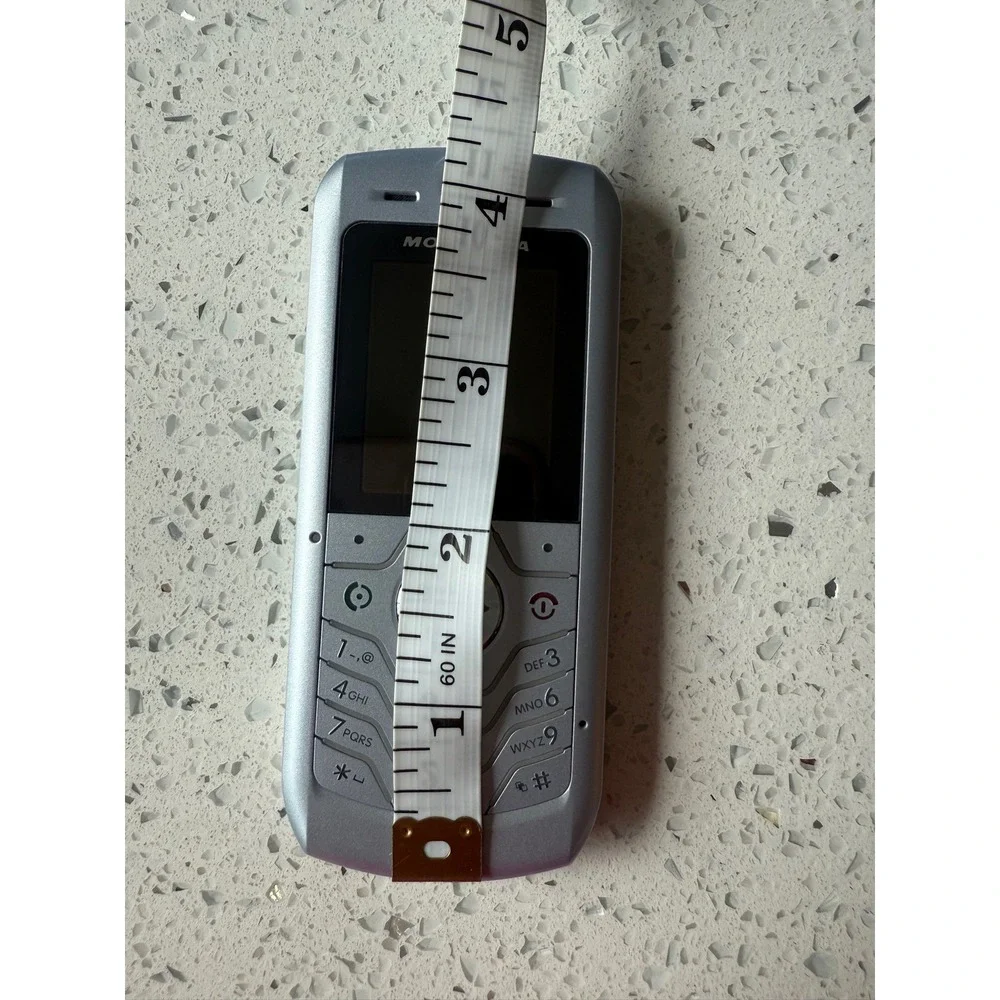 Motorola L6 Tested Silver Retro Mobile Phone 1.75